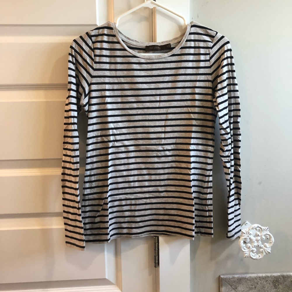 Striped long sleeve tee